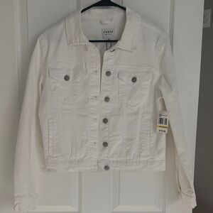 Women's White Denim Jacket